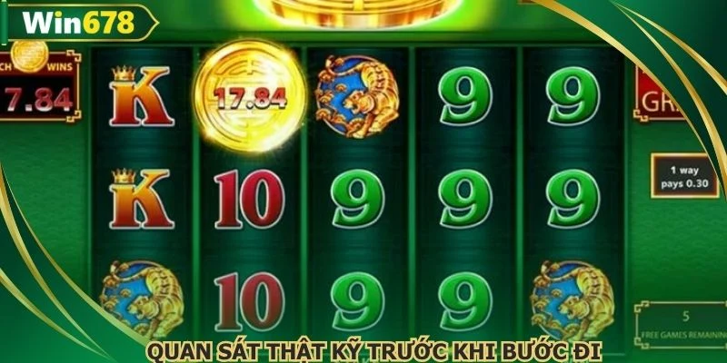 Quan sát thật kỹ trước khi bước đi